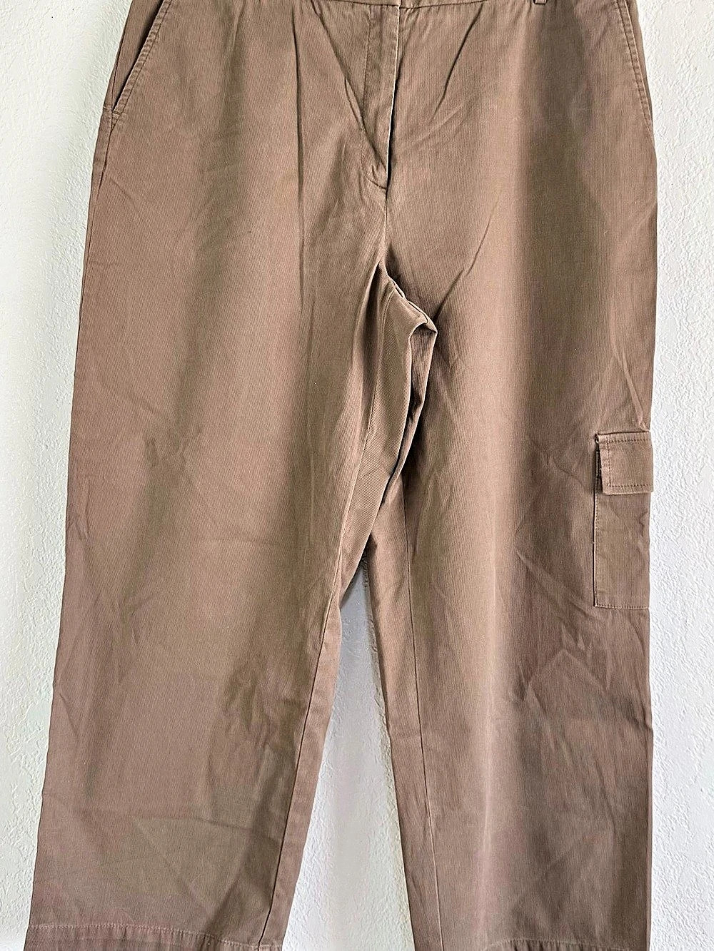 Charter Club Katherine Fit Cargo Pants Brown Size 12